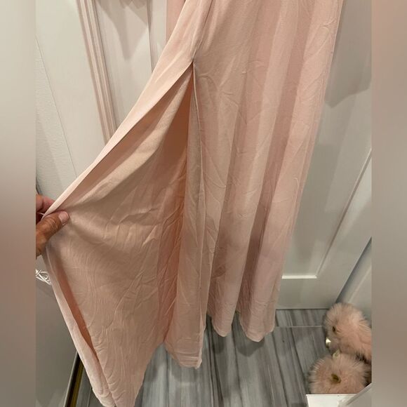 Yumi Kim Love Affair Long Sleeves Maxi Dress in Blush.Size S - Picture 8 of 16
